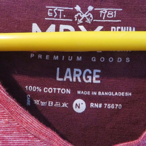 MBX Denim Wear V-Neck Tee - Picture 2 of 5